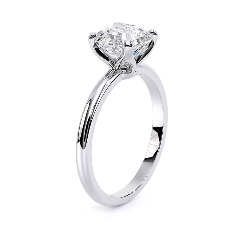 Allure Four Prong | Asscher