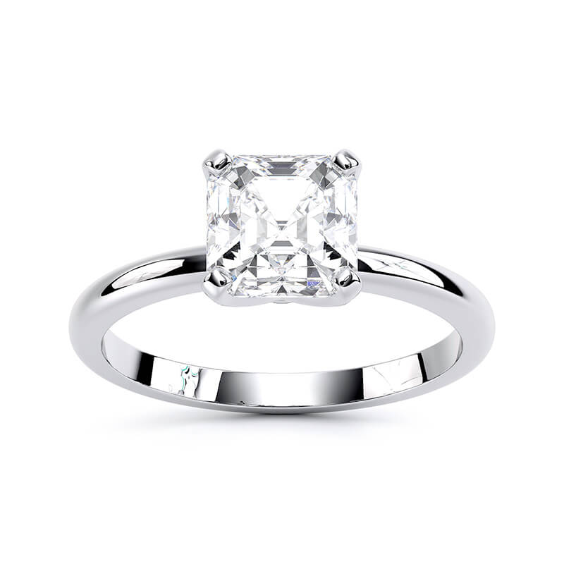 Allure Four Prong | Asscher