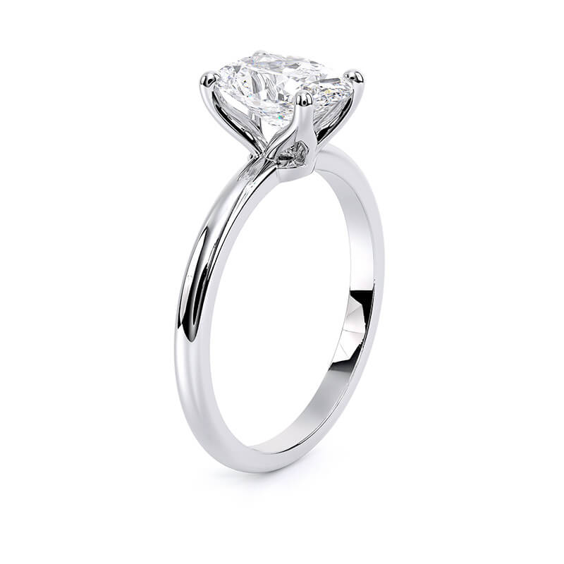 Allure Four Prong | Oval